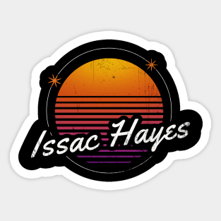 issac hayes vintage moon #1 Sticker